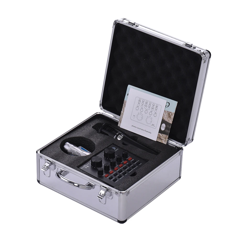 Набор внешних звуковых карт с USB аудио интерфейсом проводной конденсаторный