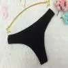 Сексуальное однотонное женское бикини с заниженной талией Бразильское пляжные