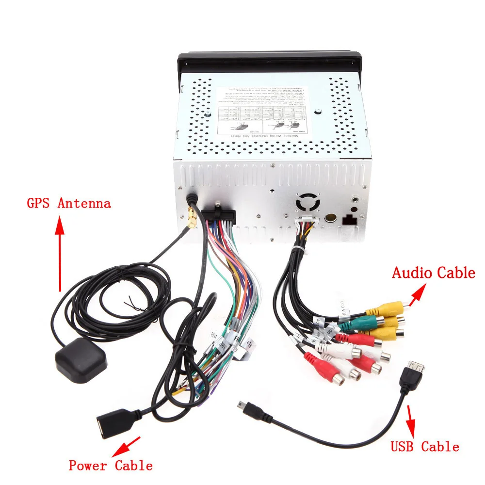 7 &quot2 Din зеркало подключение Универсальный Android мобильный телефон автомобиля