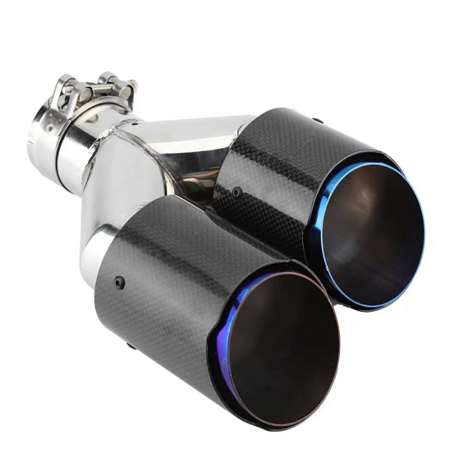 Универсальный автомобильный глушитель y образной формы выхлопная труба из