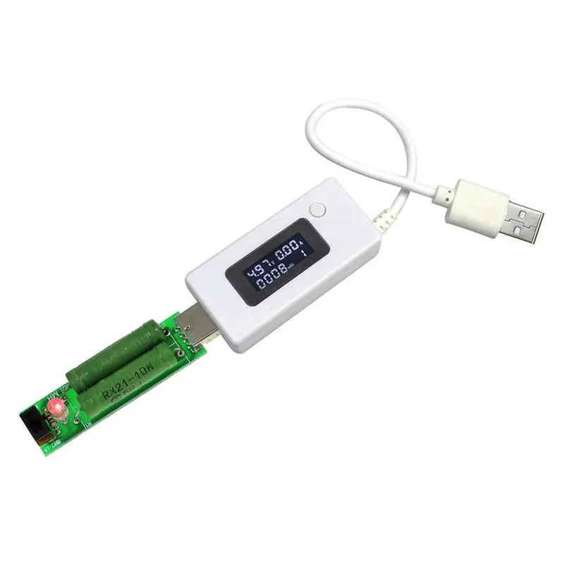 USB тестер измеритель напряжения и силы тока монитор обнаруживает устройство для