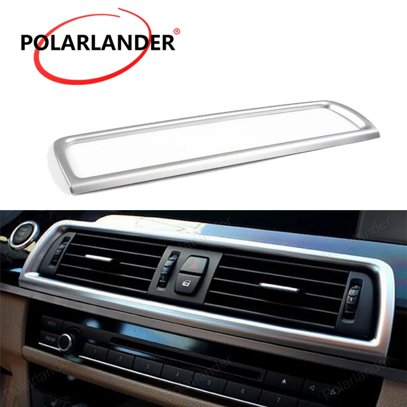 ABS Chrome Interior Air Conditioning Vent Frame Decoration Cover Trim for BMW 5 series 2011 2012 2013 2014 Left Hand Drive | Автомобили и