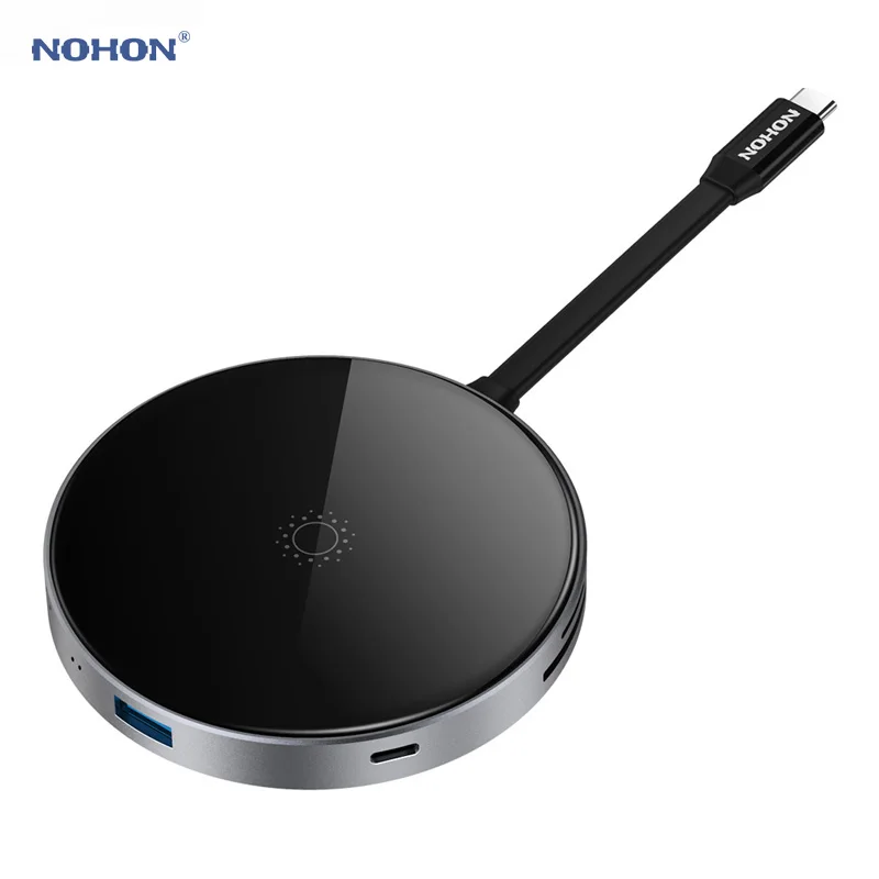 Концентратор Nohon USB Type C на 3 0 PD VGA HDMI RJ45 Thunderbolt адаптер для MacBook Samsung S10 Huawei P20 Mate 20