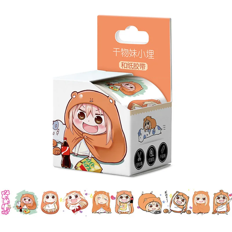 10 коробок/партия Аниме Himouto Умару Чан лента игрушка васи бумажная ручка стикер 40