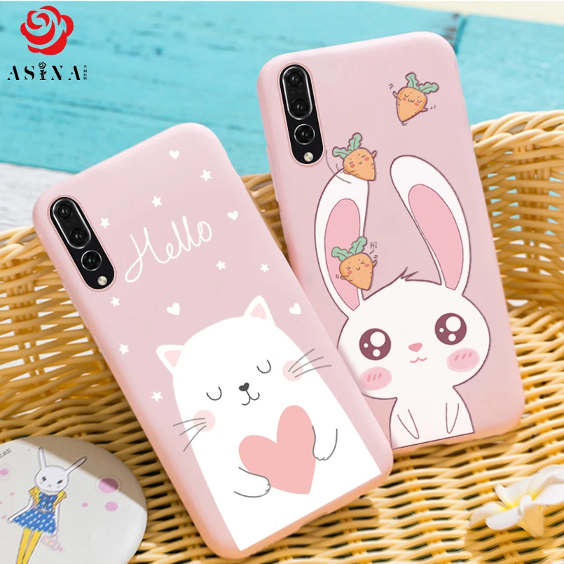 Силиконовый чехол с рисунком для Huawei Y9 2019 Модный девочек Bcak Y6 противоударный