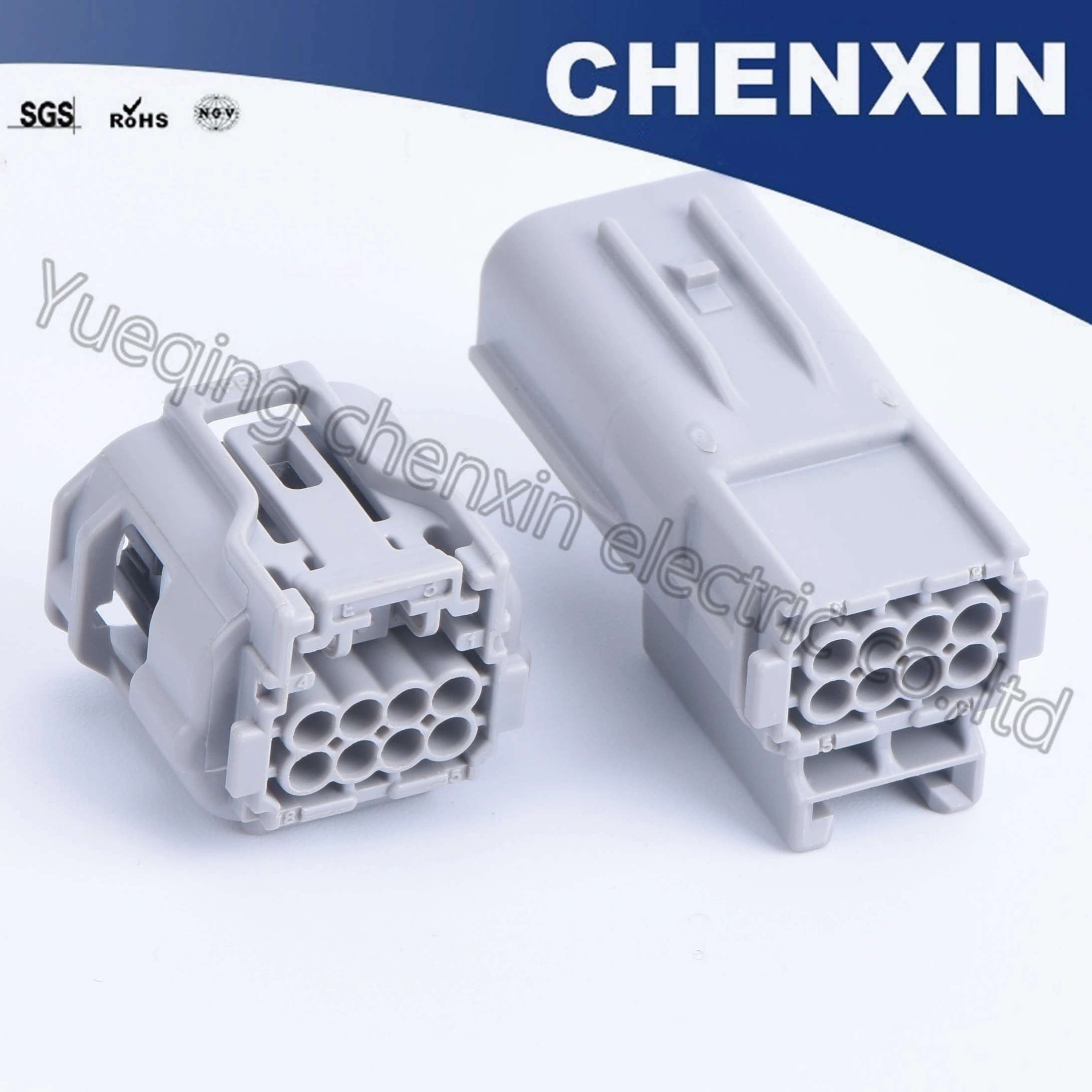 Серый 8 pin Авто Разъем жгут проводов (0 6) 6188-0779 6189-1240 Реверсивный радарный разъем
