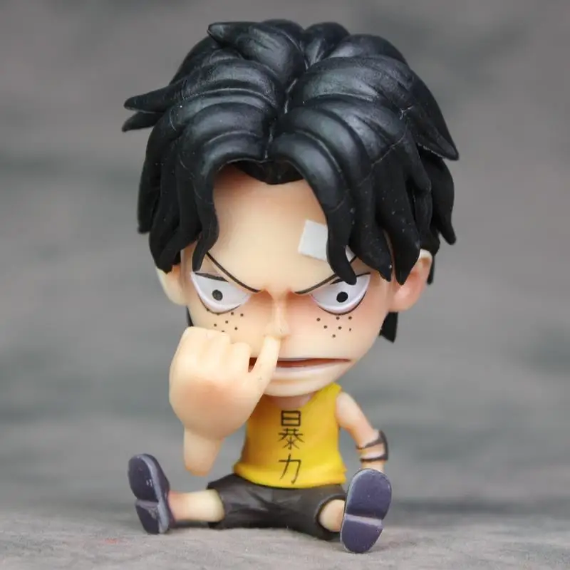 Цельная соломенная шляпа Q Ver Portgas D Ace уверенность обезьяны Luffy фигурка кукла в