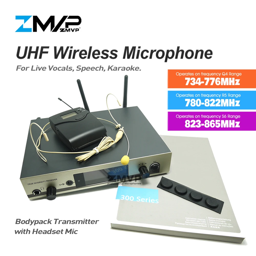Профессиональный беспроводной микрофон UHF EW322G3 караоке система с трансмиттером