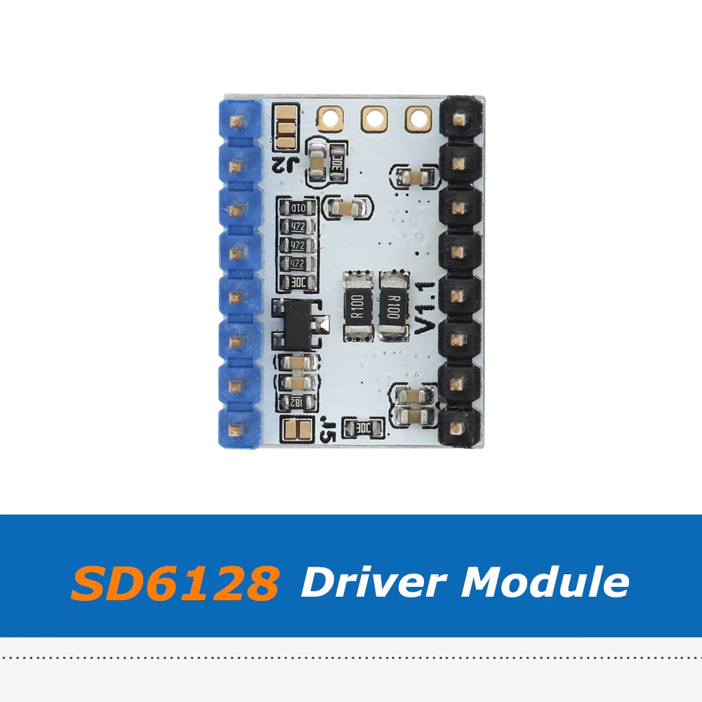 Детали для 3D-принтера 128 Microstep SD6128 V1.1 Stepstick модуль драйвера шагового двигателя с