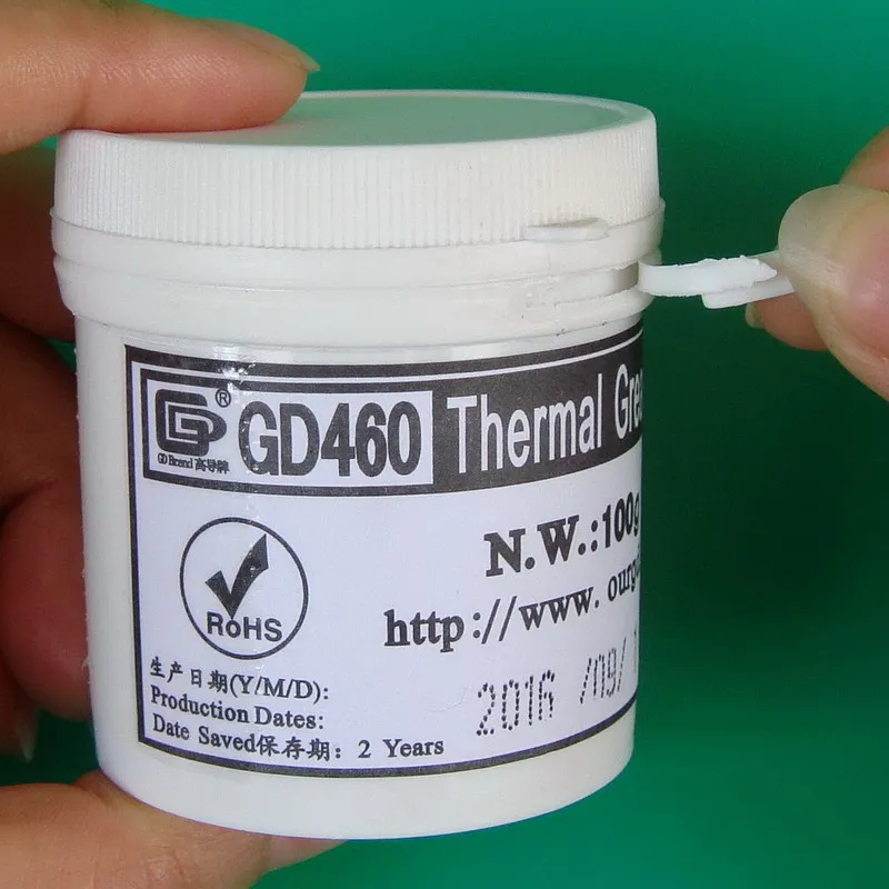High Guide Gd460 Heat Conduction Grease Dissipate Silica Gel Ointment Silver Net Weight 100g Jar | Компьютеры и офис