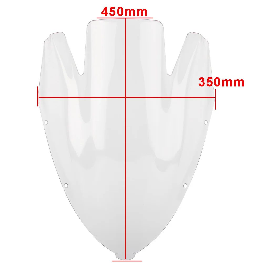 Motorcycle Windshield Windscreen For Kawasaki NINJA 650 ER6F 2006 2007 2008 ABS Plastic Double Bubble |