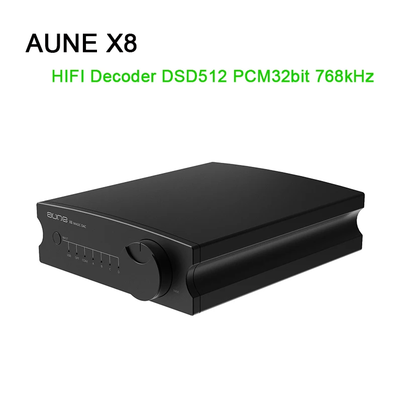 AUNE X8 HIFI DAC аудио декодер ES9038Q2M USB Amp DSD512 коаксиальный Оптический PCM32bit 768kHz для iPhone Sony