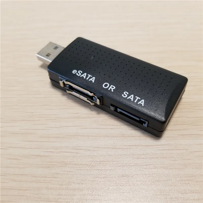 10 шт./лот USB 2 0 адаптер в eSATA/SATA последовательный двойной интерфейс конвертер для