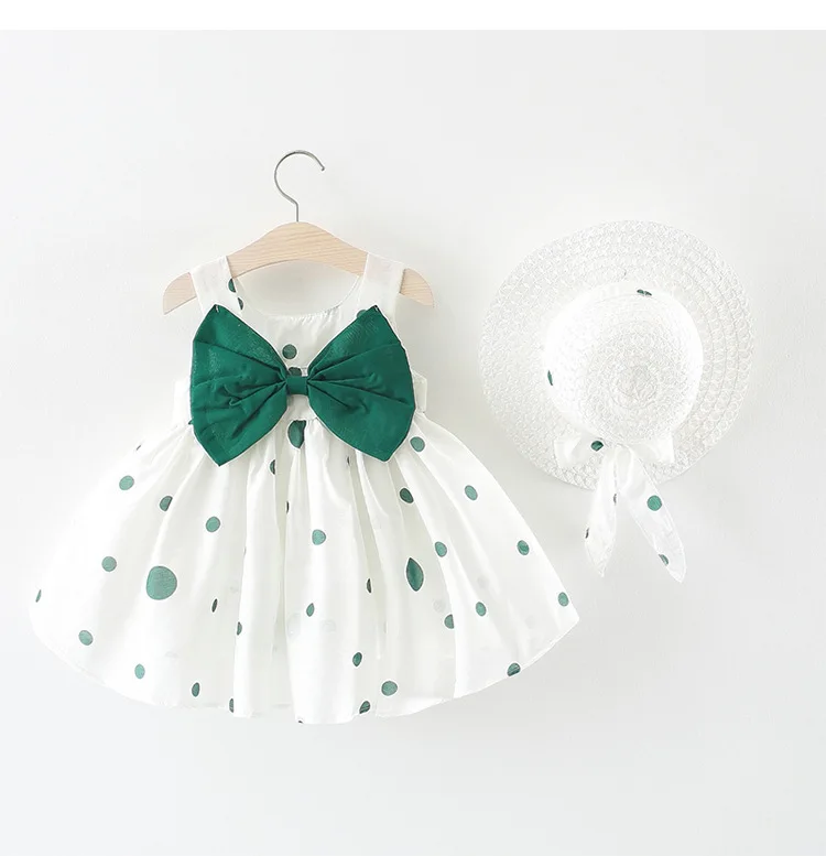 Girl Clothes Cute Baby Girls Toddler Princess Party Tutu Summer Cotton Polka Dot Soft Dress | Детская одежда и обувь