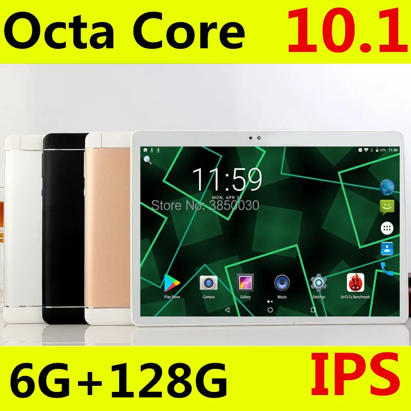 Новинка 2019 Google Play Store Android 8 0 OS 10 дюймов 4G FDD LTE планшет 6 ГБ ОЗУ 128 Гб ПЗУ 1280*800 IPS две sim