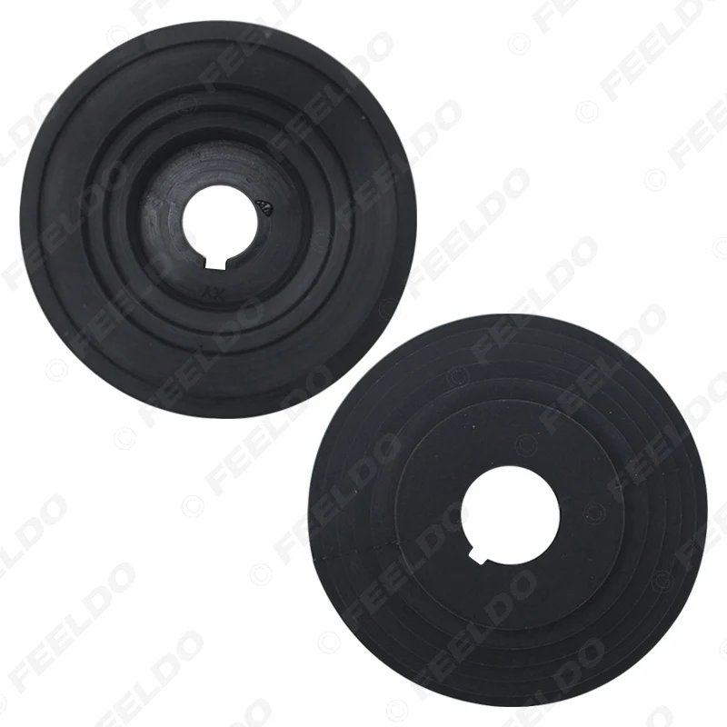 

FEELDO 2Pcs Universal Car HID LED Headlight Dustproof Cover Rubber Sealing Headlamp Cap Dia 70/78/88/100/110mm Waterproof