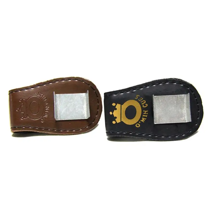 

Pool Billiards Snooker Accessories Leather Magnetic Belt Clip Chalk Holder Accessory Random Color Delivery High Quality