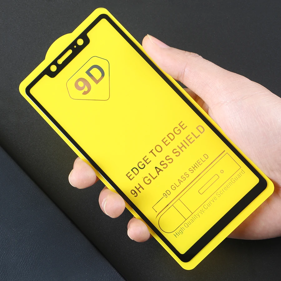 KLOVRRD 9D полный клей покрытие закаленное стекло для Xiao mi 8 Pro Lite Explorer экран протектор