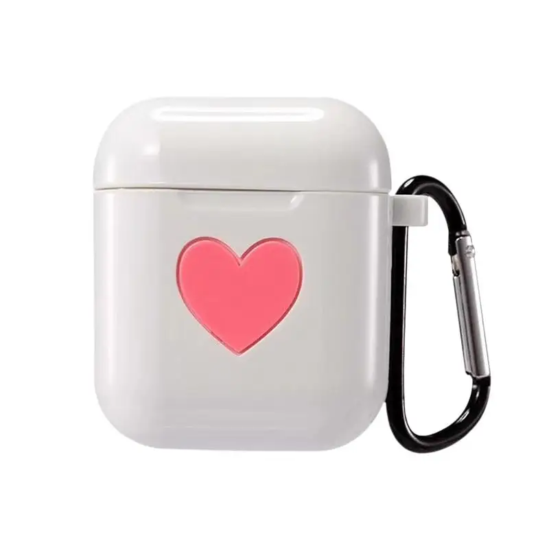 Новые милые наушники чехлы для Apple AirPods Heart Bluetooth беспроводные чехол зарядки