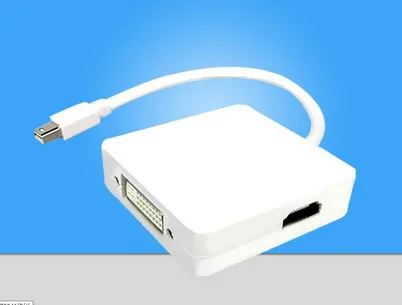 100 шт. 3 в 1 mini 1080P порт дисплея dp к HDMI DVI DP адаптер кабель преобразователя для Apple