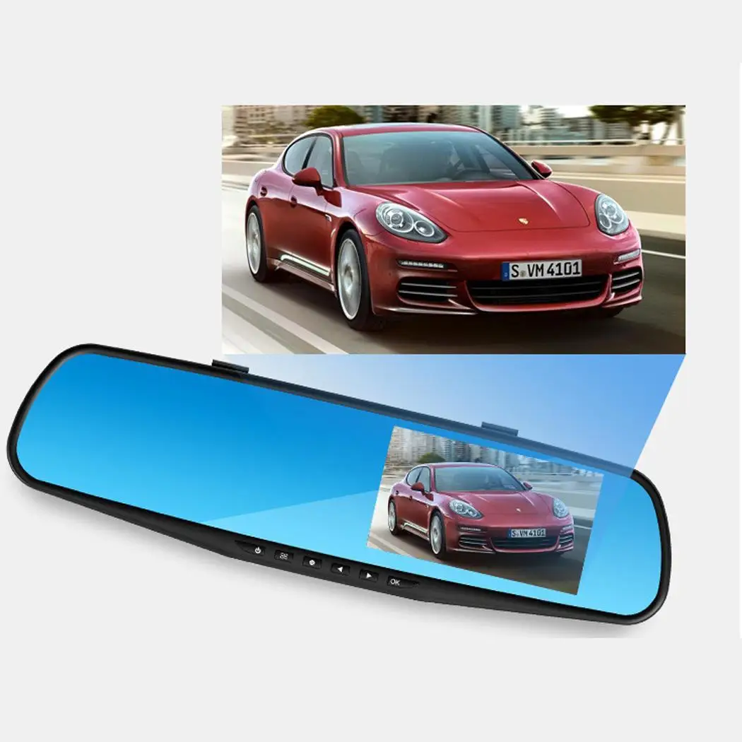 WDR камера для приборной панели дюймов HD 1080 P Автомобильный dvr 4 3 ночное видение