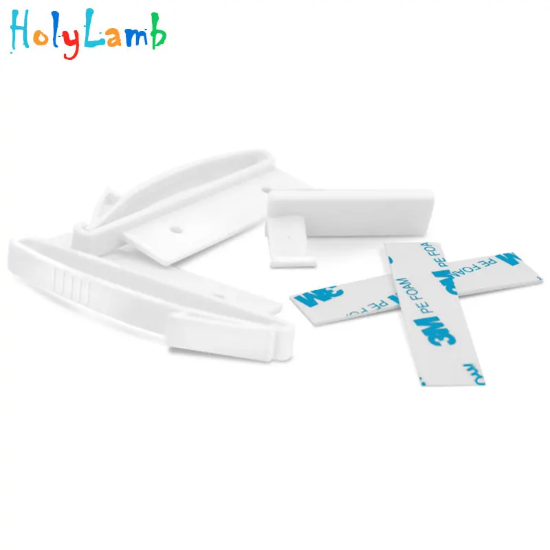 4Pcs/Lot Invisible Cabinet Lock Baby Safety Drawer Lock Latches Baby Security Protection From Children Safety Door Lock Castle