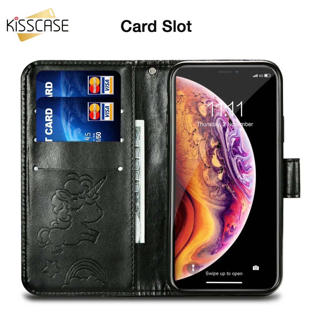 Чехол KISSCASE в стиле единорога для Lenovo K8 Note Plus K6 Power Vibe P2 K10 A1010 A кожаный флип-чехол