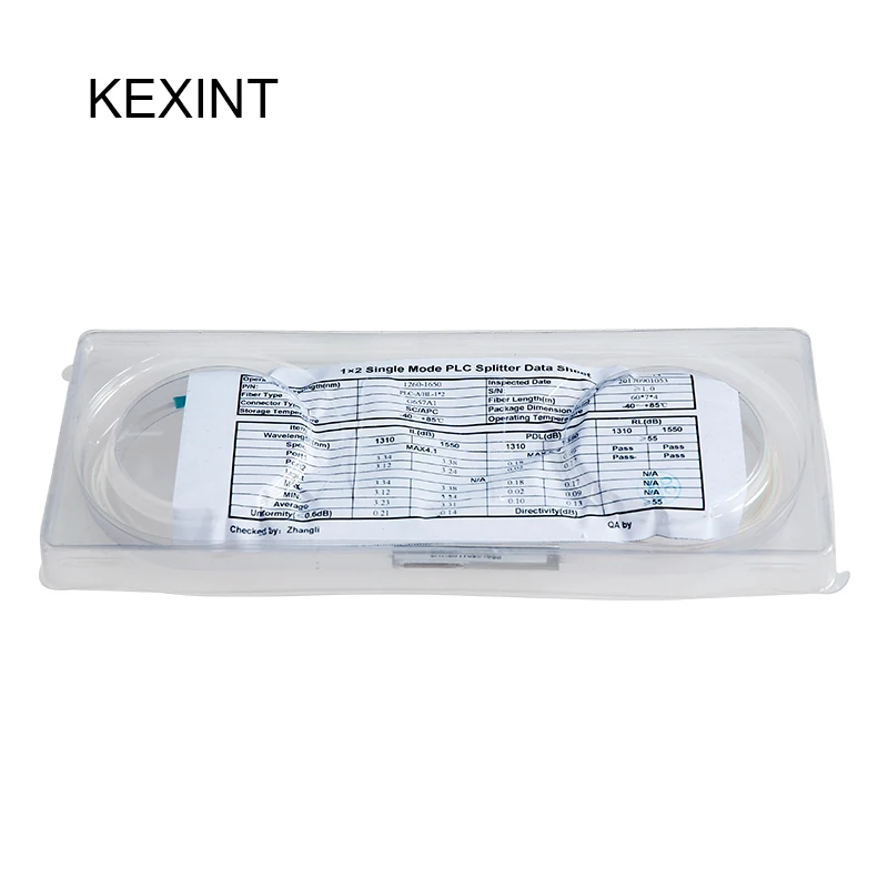 KEXINT Fiber Optic PLC Splitter 1*2 Mini Module 0.9 1m With Connector SC/APC / 50Pieces Wholesale | Мобильные телефоны и