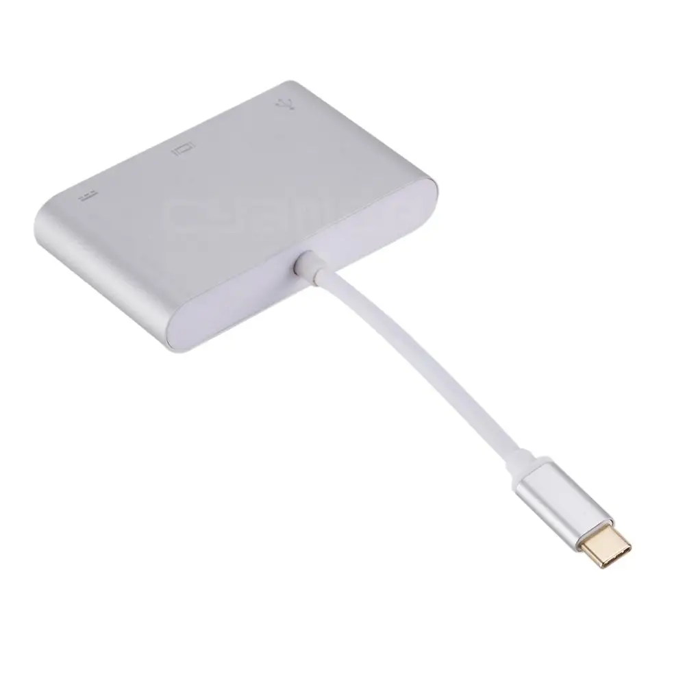 Адаптер Type C док станция USB 3 1 VGA HD 0 PD2.0 зарядный кабель для передачи данных и видео