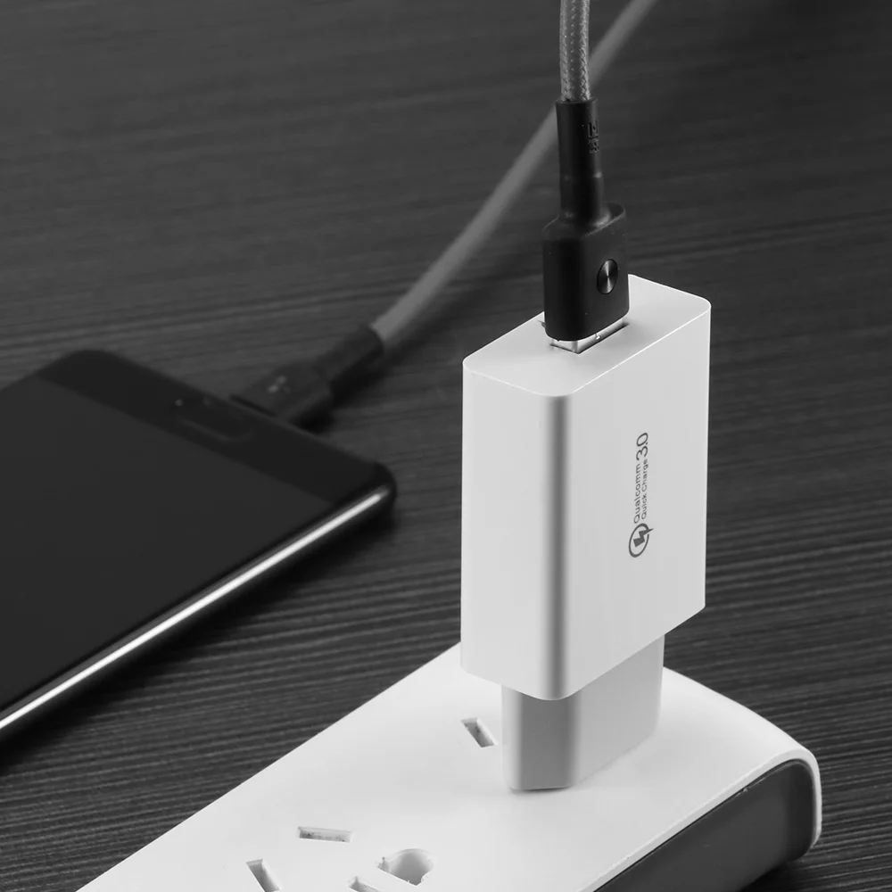 USB зарядное устройство быстрое 3 0 US EU штекер конвертер для iphone X 7 8 iPad Samsung S8 Huawei Xiaomi