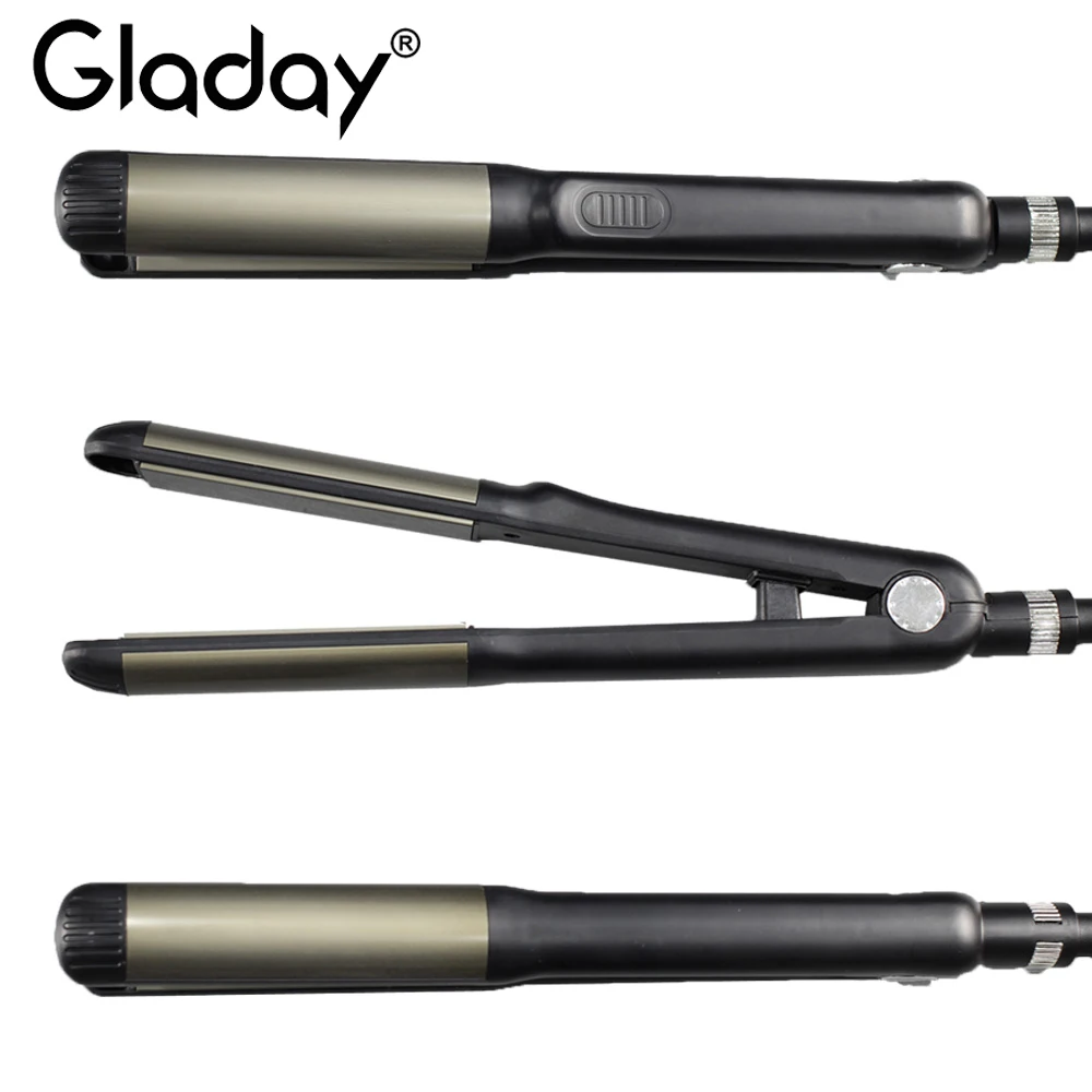 Многофункциональная плойка/выпрямитель волос Gladay 1 дюйм 2 в плойка и щипцы для