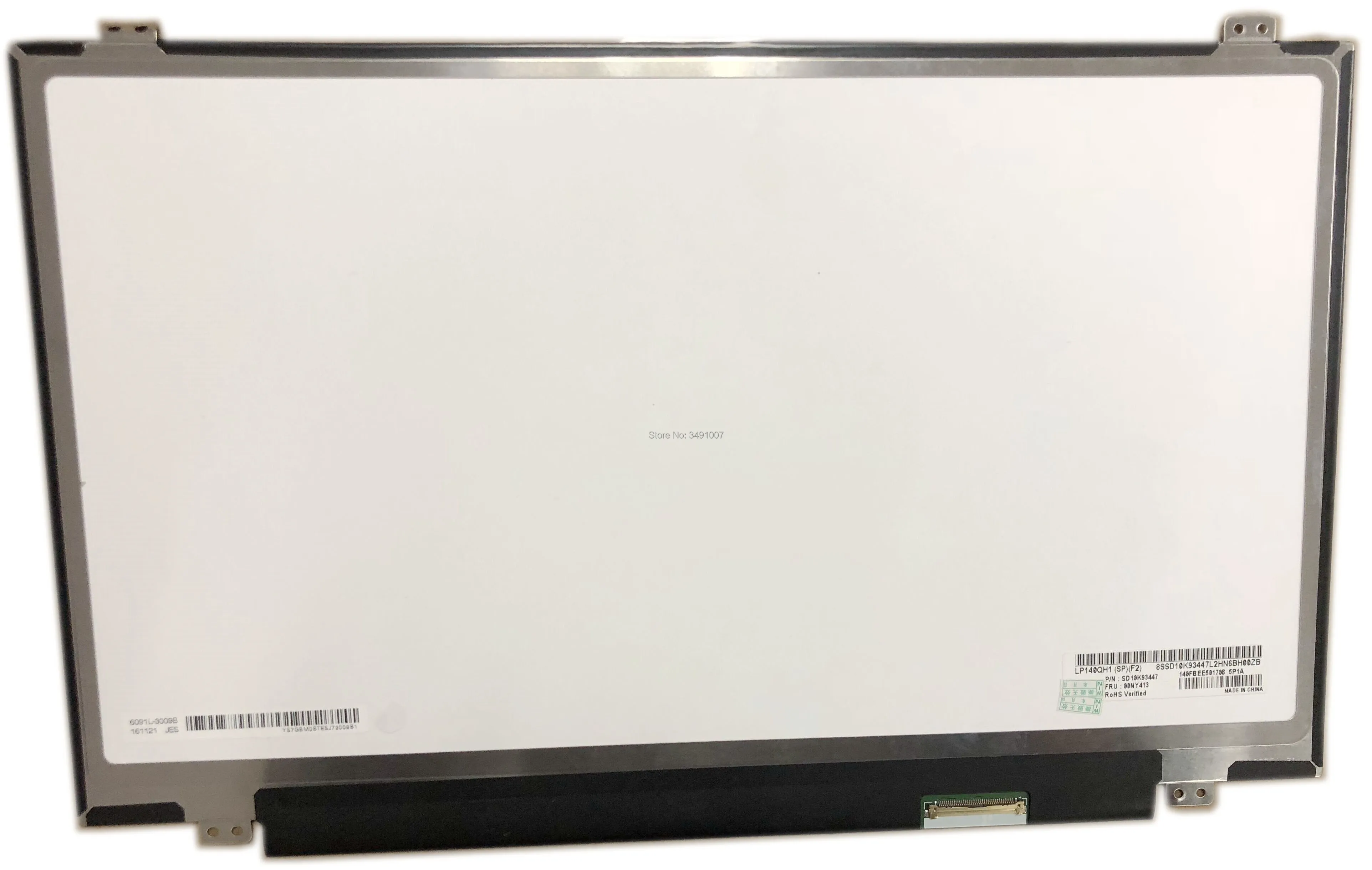 Для LP140QH1-SPF2 LP140QH1 (SP) (F2) FRU 00NY413 WQHD 2560X1440 P/N SD10K93447 SPF2IPS 14 0 &quotМатрица ноутбука с