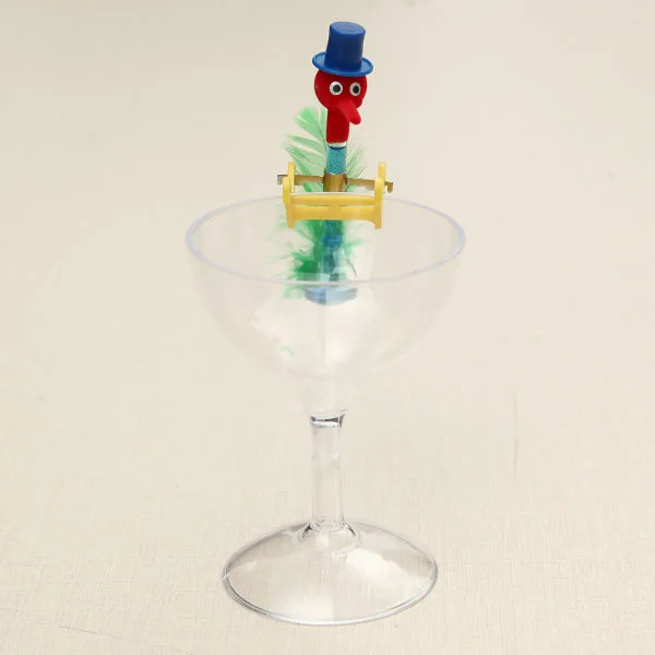 Обучающая диппи классика Питьевая Птица баланс с пластиковым стеклом забавная