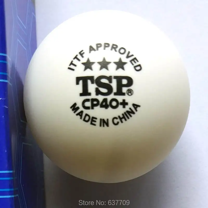 Оригинальный TSP пластиковый мяч для настольного тенниса 40 + 3 звезды CP40