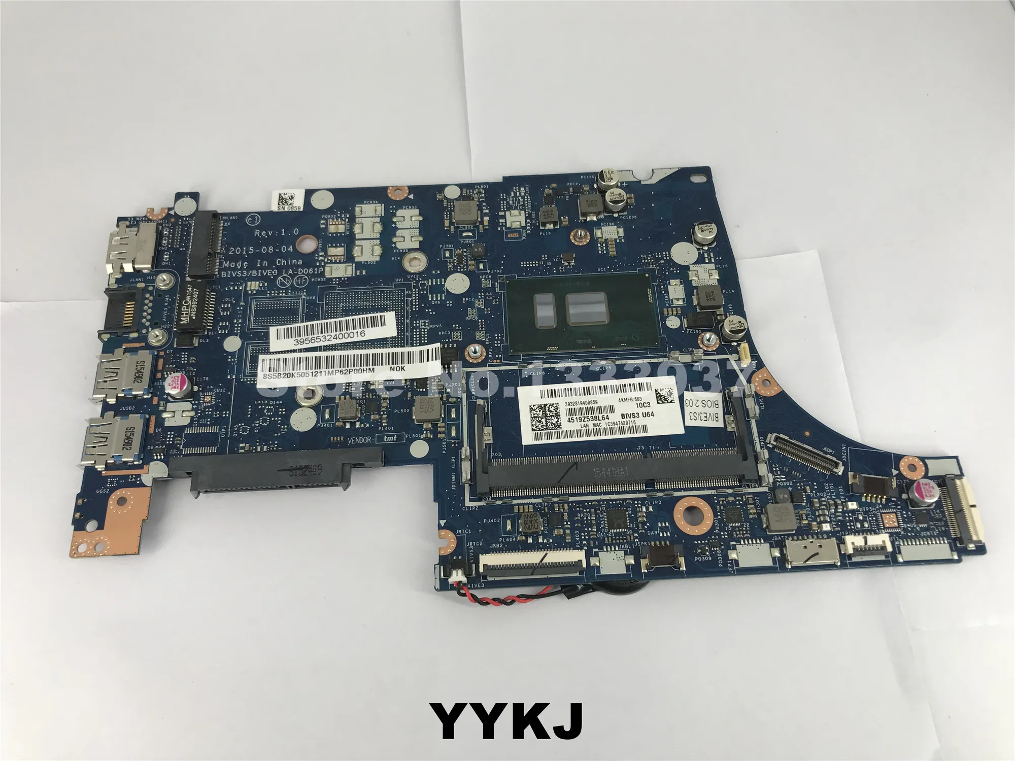 BIVS3/BIVE3 LA-D061P материнская плата для Lenovo E31-80 500s-13isk ноутбука DDR3 G31-80 SR2EY | Компьютеры и