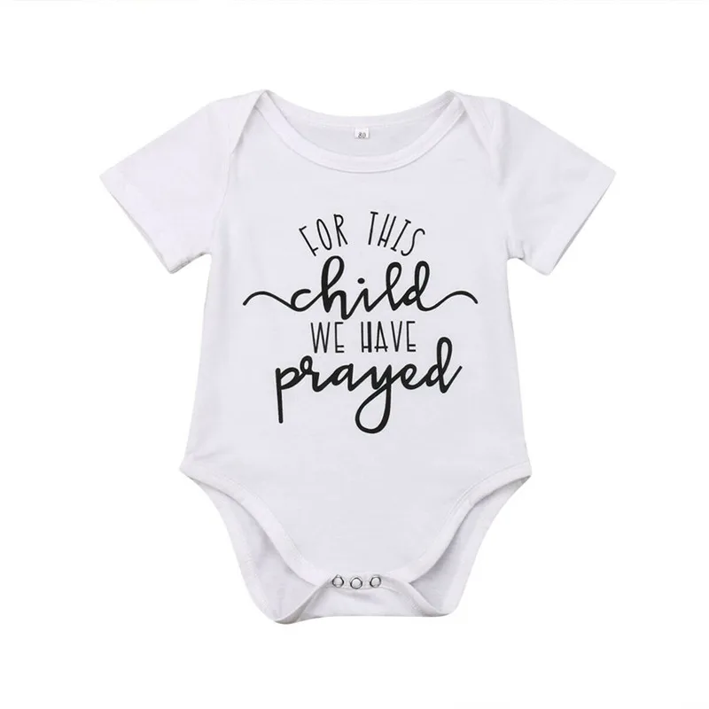 Детское хлопковое боди с коротким рукавом и круглым вырезом | Мать ребенок