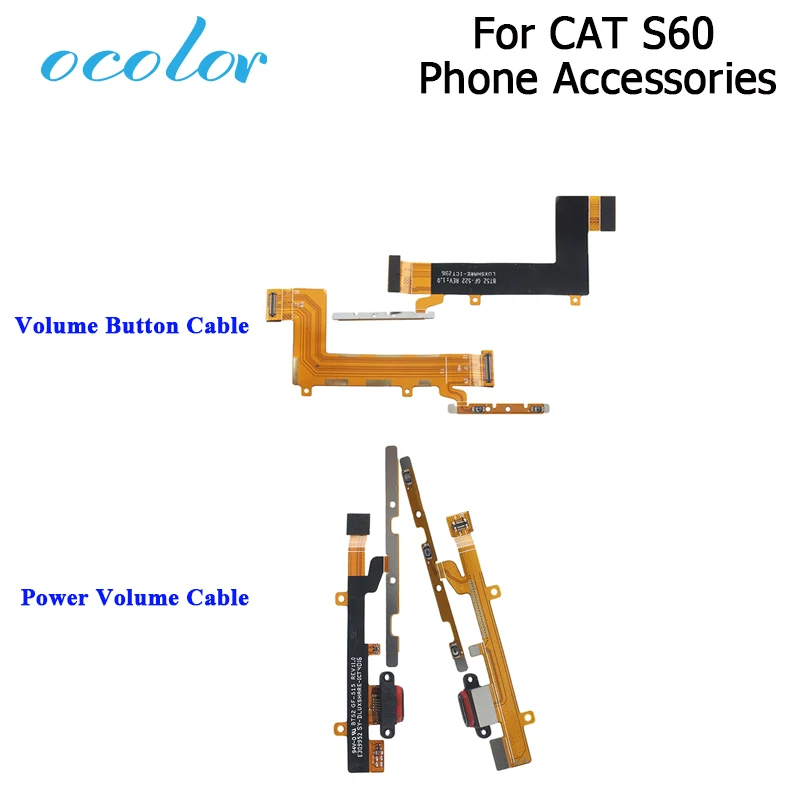Ocolor CAT S60 Мощность Кнопка громкости Flex кабель для клавишу регулировки вверх вниз
