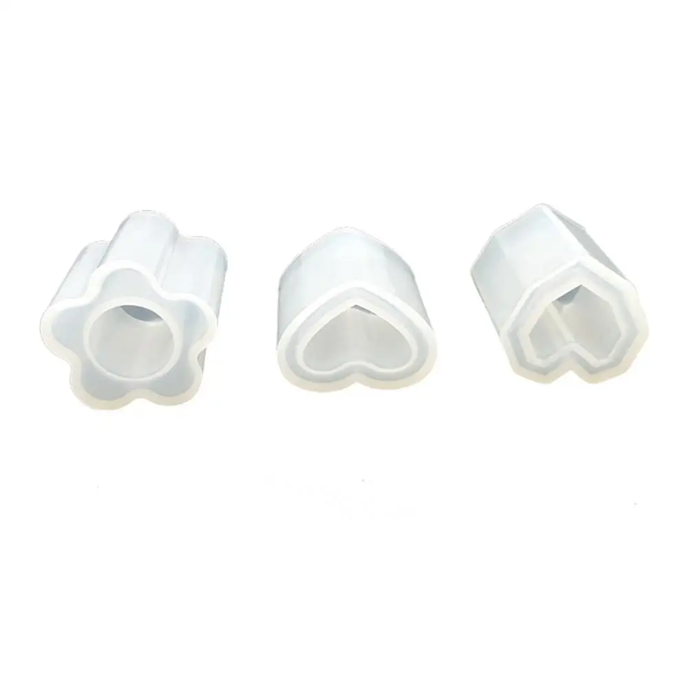

DIY Silicone Mould Stand Epoxy Pen Holder Heart-Shaped Nordic Geometry Gypsum Table Decoration #AW