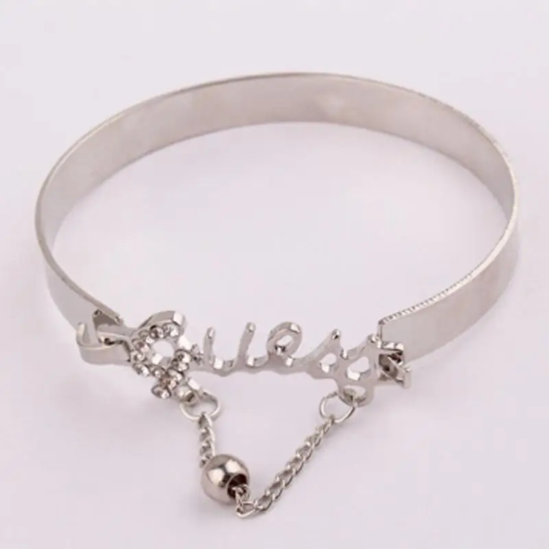 Fashion Jewelry Love Exquisite Bracelet Accessory Rhinestone Decor Stylish Hand Chain Ring Drop Shipping | Украшения и аксессуары