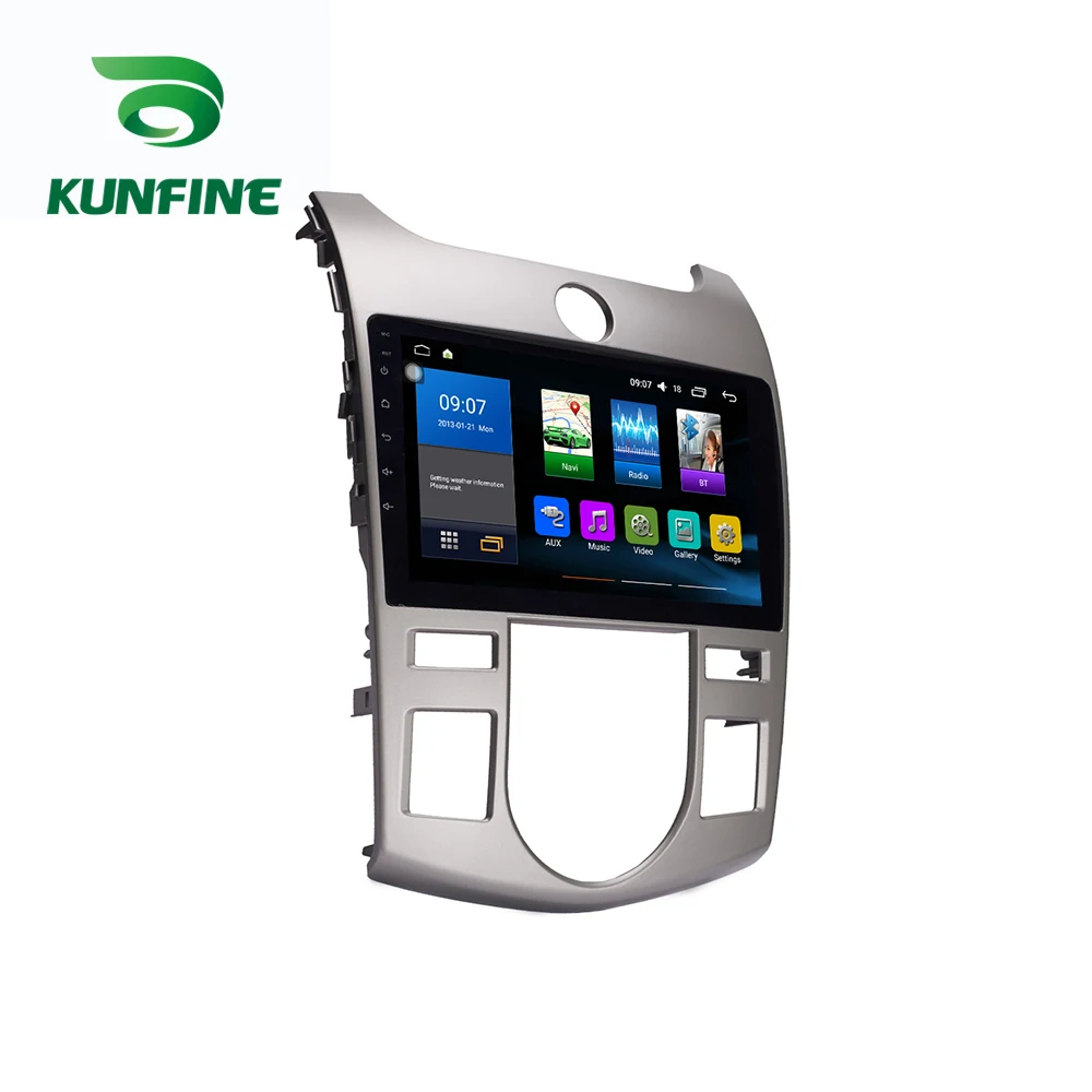 Восьмиядерный 1024*600 Android 8 1 автомобильный DVD GPS навигационный плеер Deckless стерео для