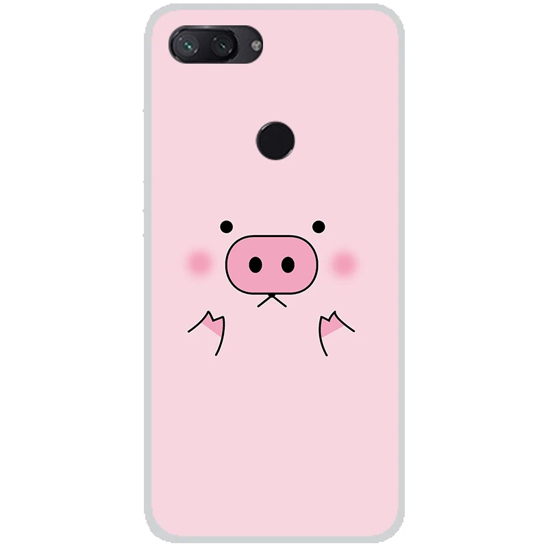 3D Cute Design Xiaomi Mi 8 Lite Case For Cover Dog Cat Phone Cases TPU |
