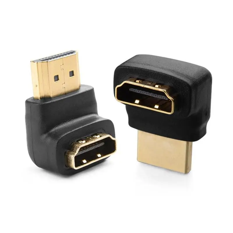 HDMI Кабельные адаптеры конвертеры с углом обзора 270/90 градусов штекер к гнезду для