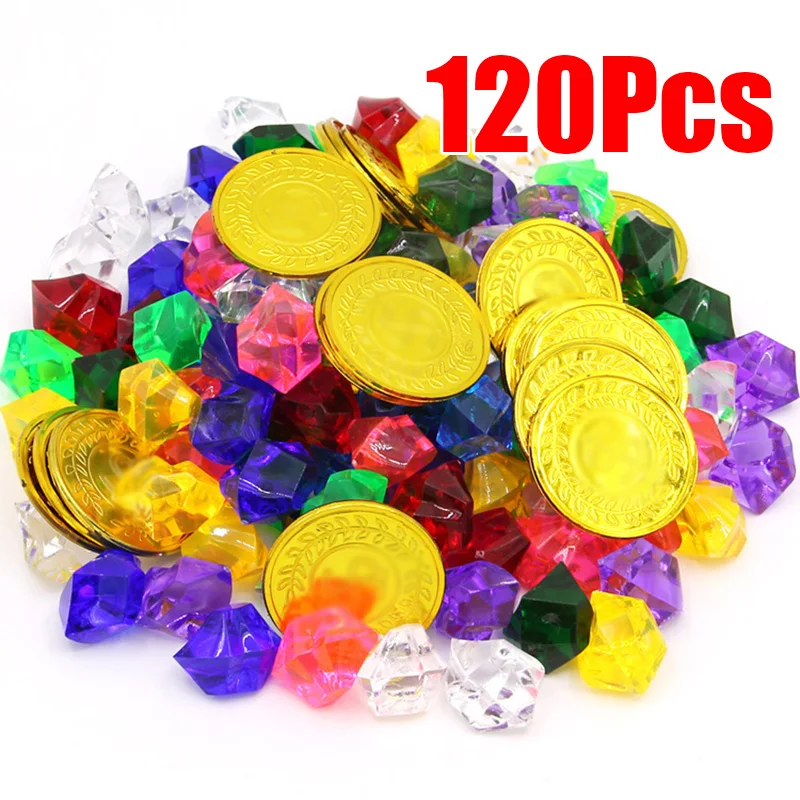 100 * бусины + 20 Искусственные монеты Акриловые стразы наполнитель для сосудов