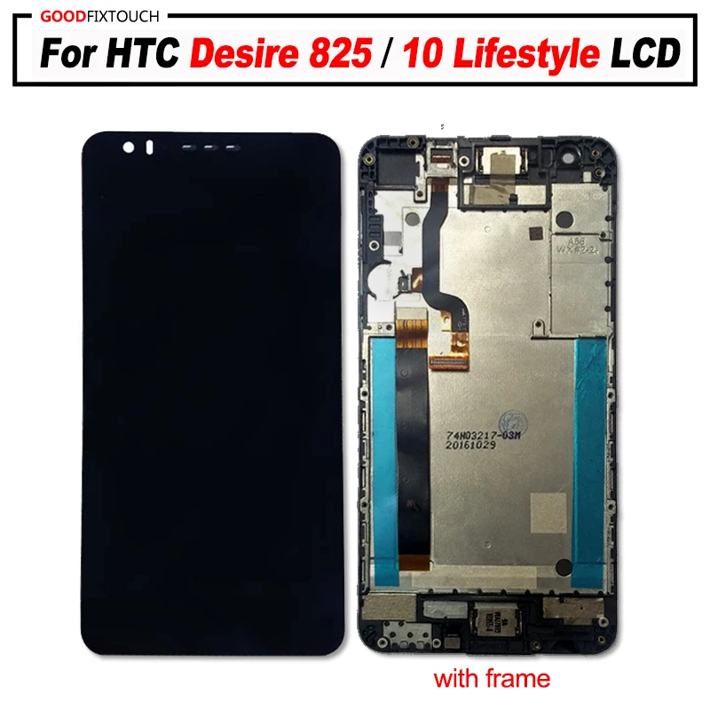 ЖК дисплей 5 дюйма для HTC Desire 825 с сенсорным дигитайзером в сборе / 10 Lifestyle Screen +