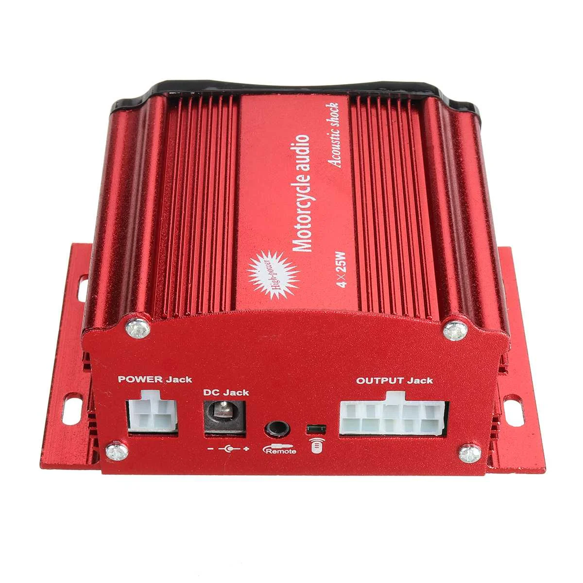 

Motorcycle Amplifier System ATV+4 Chrome Horns Speaker with bluetooth Motorcycle Speaker Boxes Audio Amplifier