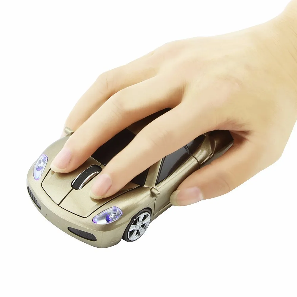 Беспроводная оптическая Автомобильная мышь CHYI 1600DPI USB крутой 3D дизайн автомобиля