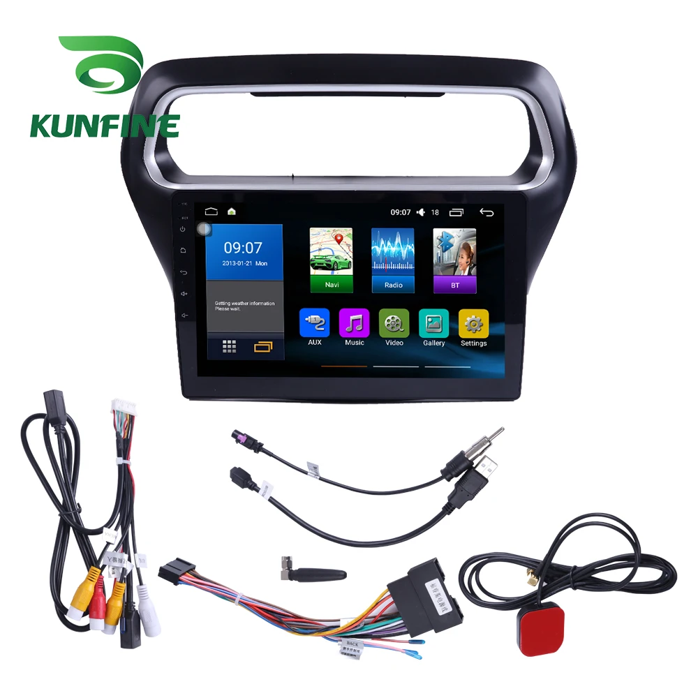 Восьмиядерный 1024*600 Android 8 1 автомобильный DVD GPS навигационный плеер Deckless стерео для