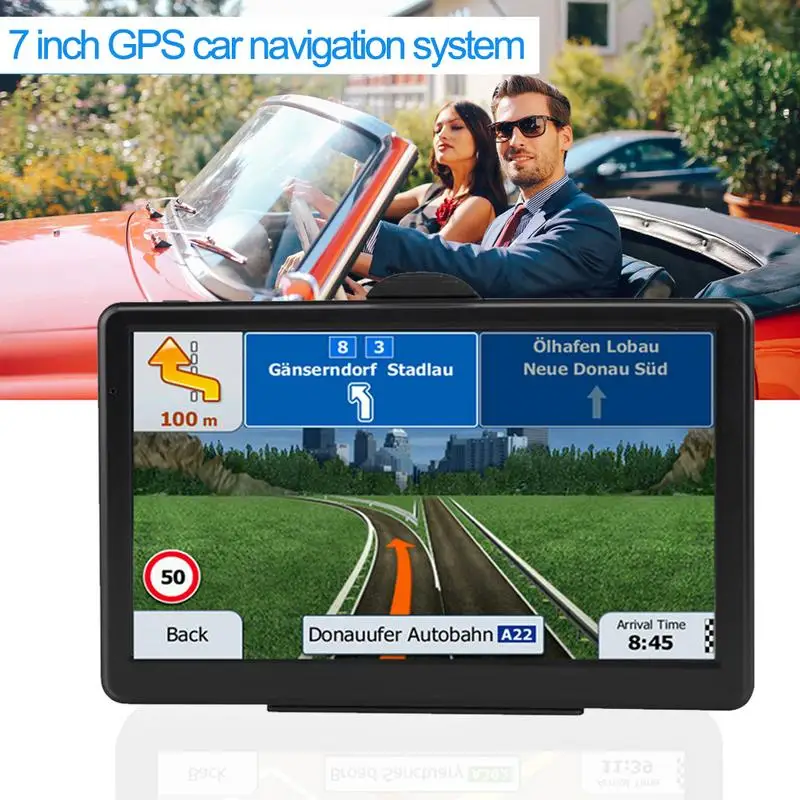 7 дюймовая навигационная система для грузовика с сенсорным экраном GPS
