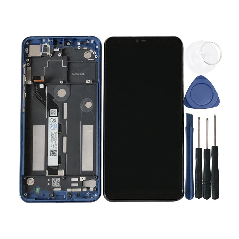 Оригинальный ЖК экран M & Sen для Xiaomi Mi 8 Lite 6 26 дюйма с рамкой и сенсорной панелью