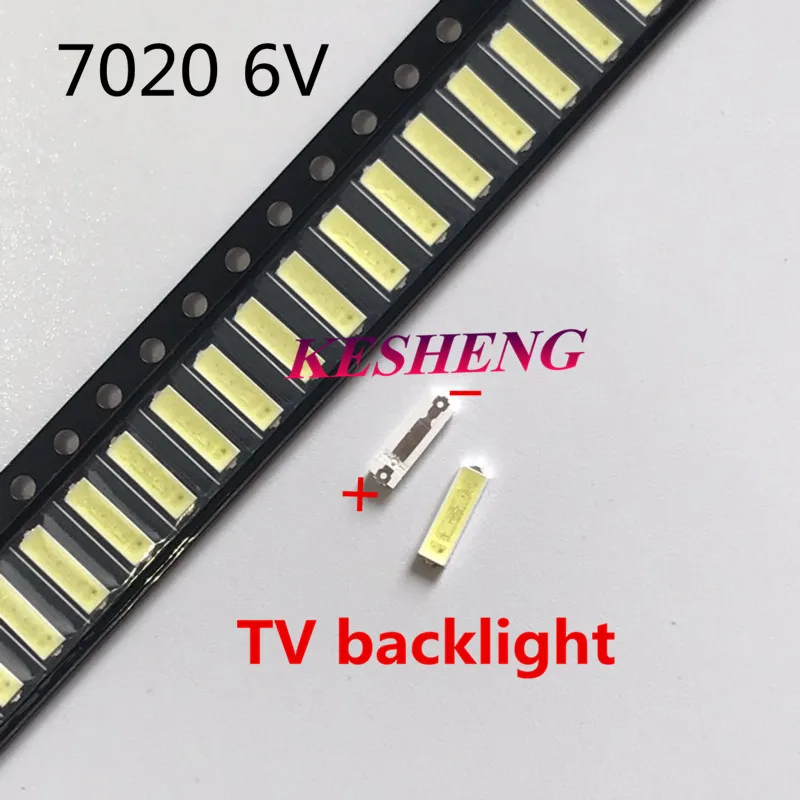 Lextar SMD LED 7020 6 V 0 5 W 50LM Bianco Freddo Per La TV Retroilluminazione 2000 pz/lotto|Подвесные лампочки| |